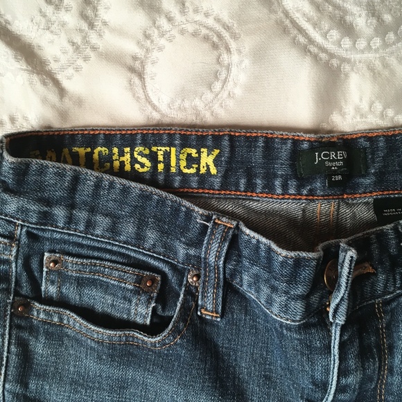 Matchstick J. Crew Med. Wash Jeans 28R - Picture 2 of 3